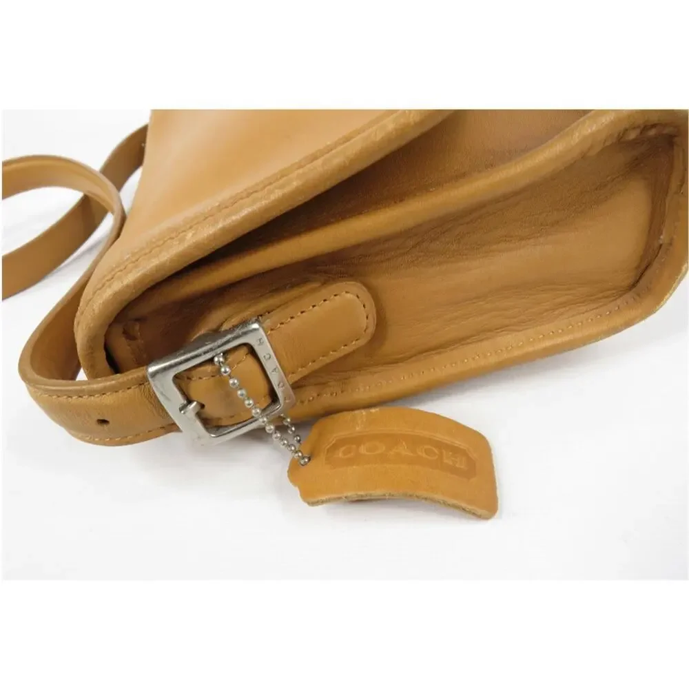 Rare Vintage Coach Glove-Tanned‎ Leather Messenger Bag – Made in Costa Rica